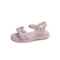 Soft sole non-slip flat beach shoes fashionable princess shoes  Purple