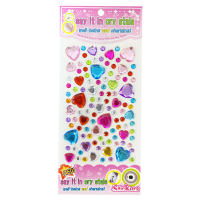 Children's stone crystal diamond nail art face stickers stickers sparkling diamond  Multicolor