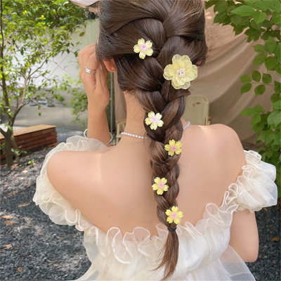 Girls' Flower Shape Hairpin Set