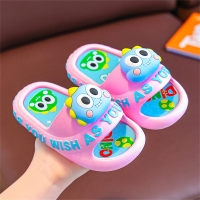 2024 new summer children's cartoon slippers for boys, non-slip, lightweight, soft-soled, large and medium-sized children's slippers for girls  Pink