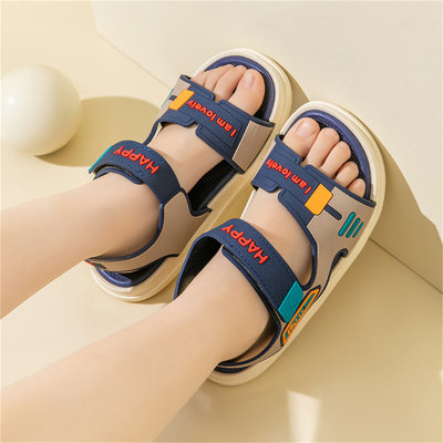 Breathable sandals, fashionable and comfortable beach shoes, soft soles, versatile sports sandals