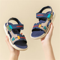 Breathable sandals, fashionable and comfortable beach shoes, soft soles, versatile sports sandals  Blue