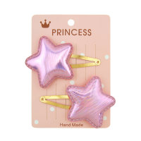 Children's five-pointed star pattern hairpin  Multicolor