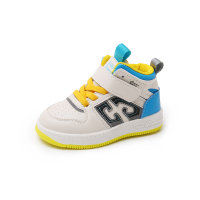 Toddler Color-Block Velcro Gaobang Sneakers  Blue