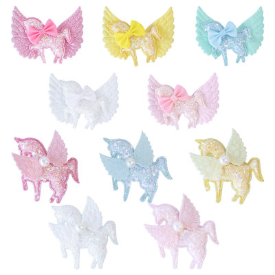 Girls' Solid Color Unicorn Style Hairpin
