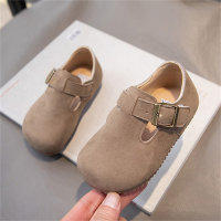 Birkenstocks chaussures simples chaussures en cuir à la mode tout-match  Kaki