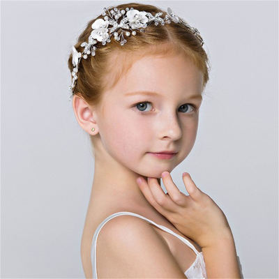 Kleinkind Mädchen Hochzeit Kopfschmuck Blumenmädchen Haarspange Clip