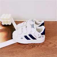 Girls' shoes 2024 new spring and autumn children's sneakers low-top little girls sneakers small white shoes shell casual shoes  Blue