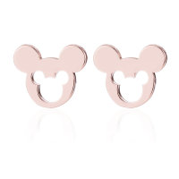 European and American simple ear jewelry cartoon cute Mickey Mouse Minnie Mickey small earrings wholesale in stock  Multicolor