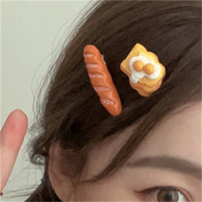 Toddler Simulated Food Hairpin