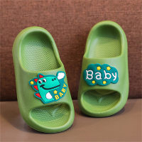 Sanrio children's slippers summer girls cute baby indoor home bath non-slip girls slippers for outer wear  Green
