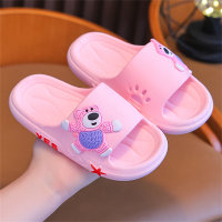 Children's cartoon pattern slippers  Pink