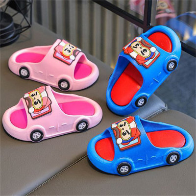 Children's car pattern non-slip sandals