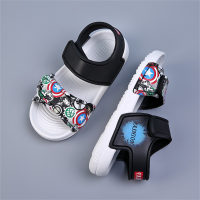 Sandálias infantis Mickey com velcro  Branco