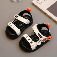 Sandals for babies with soft sole function can prevent slipping and prevent shoes from falling off  White