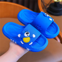 Children's cartoon pattern slippers  Blue
