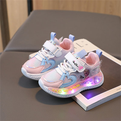 Mesh breathable luminous sneakers illuminated fashionable
