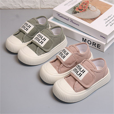 Canvas shoes Velcro bread shoes thick sole sneakers