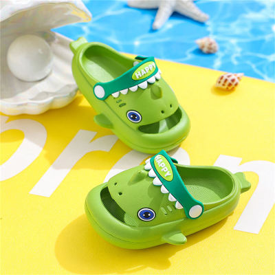 2023 Baotou Crocs EVA Slippers Girls Summer Slippery Cartoon Indoor Non-Slip Household Boys Slippers