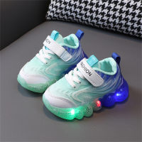 Light up soft sole toddler shoes trendy  Green