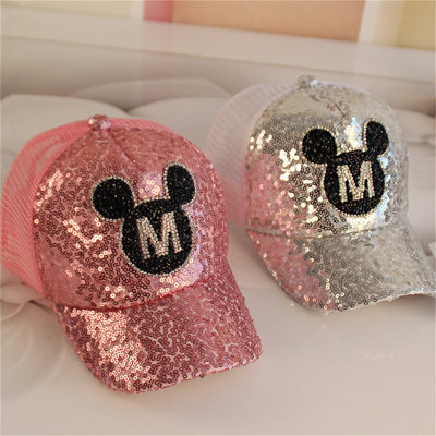 Children's shiny Mickey cap