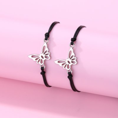 2 pcs Girls' Butterfly Style Bracelet