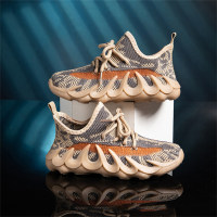 zapatos de coco zapatillas de deporte de malla transpirable  marrón