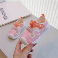 Soft-soled non-slip baby toe-cap breathable sandals  Pink