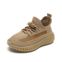 Children's Coconut Shoes 2024 Spring Boys' Sports Shoes Breathable Mesh Shoes Feiwei Girls' Casual Shoes Soft Sole Baby Shoes  Brown