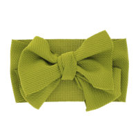DIY Craft Bow Shape Hair Band Headwear para bebé / niña pequeña  Green