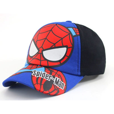 قبعة بيسبول على شكل عنكبوت مطرزة برسوم كرتونية للأطفال