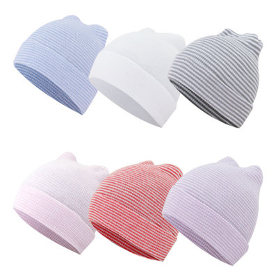Baby Solid Fleece-lined Double-layer Woolen Hat
