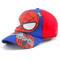 Gorra de béisbol de araña con visera bordada de dibujos animados para niños  rojo