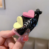 Horquilla fija con clip de cola de caballo de fruta de dibujos animados de albóndigas lindas para niñas  Multicolor