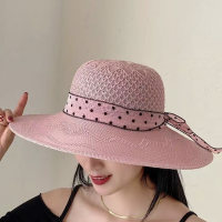 Proteção solar feminina e proteção UV chapéu de sol de praia chapéu de verão da moda  Roxa