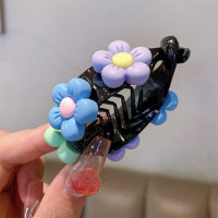 Girls cute meatball cartoon fruit ponytail clip fixed hairpin  Multicolor
