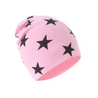 Baby Boy Star Pattern Double-layer Woolen Hat  Pink