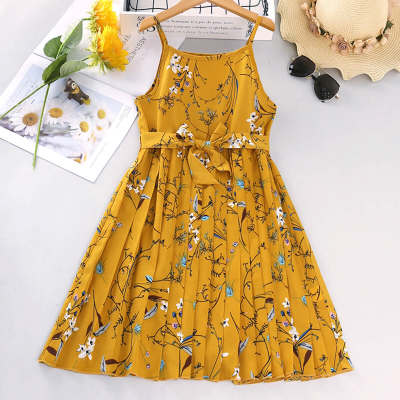 Kid Girl Flower Print Dress