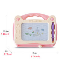 Children's drawing board 3-6 years old magnetic drawing board magnetic writing board graffiti drawing board baby color drawing board white  Pink