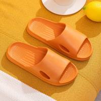 Pantofole da casa di nuovo stile Pantofole da casa antiscivolo estive da donna coppia pantofole da bagno  arancia