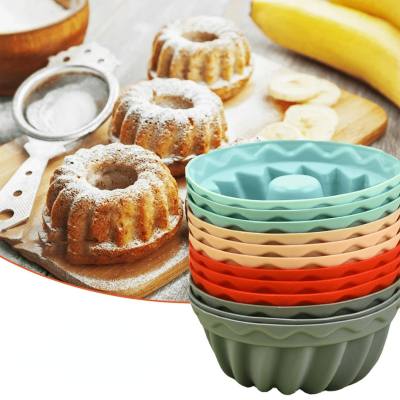 Neue Silikon-Muffin-Cup-Kuchen-Backform Dessert Eierkuchen Puddingform Kuchenform Silikon Backform Versorgung