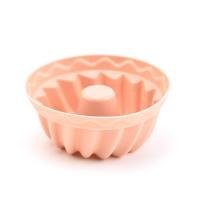 New silicone muffin cup cake baking dessert egg tart pudding mold cake cup silicone baking mold supply  Pink