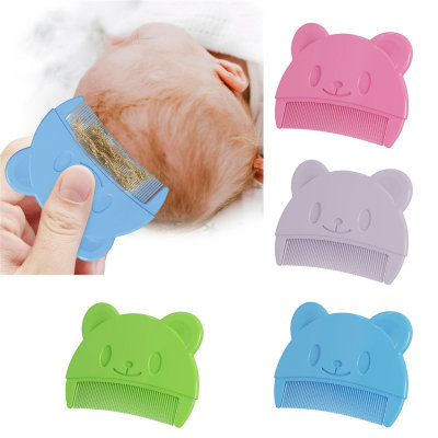 Bear shaped baby comb for removing fetal smegma comb for male and female babies, hair washing comb for newborns, removing fetal ringworm