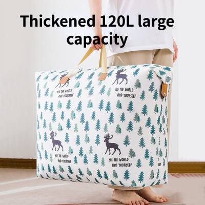 Quilt storage bag clothing large large capacity luggage bag quilt waterproof moisture-proof moving bag student packing bag