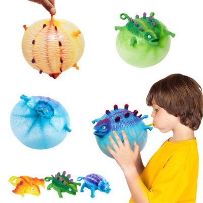 New and peculiar prank, whole person puff, dinosaur vent ball, wave ball, trick, decompression toy