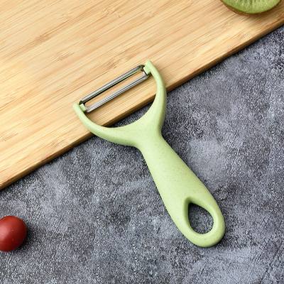 Couteau à éplucher les fruits et les pommes de terre, couteau à éplucher les melons et les fruits, en acier inoxydable, épais et tranchant, artefact d'épluchage domestique