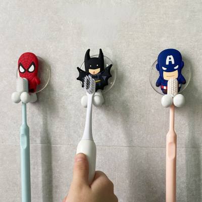 Avengers Cartoon Children's Toothbrush Holder Storage Rack Creative Punch-free Wall-mounted Electric Toothbrush Storage Rack