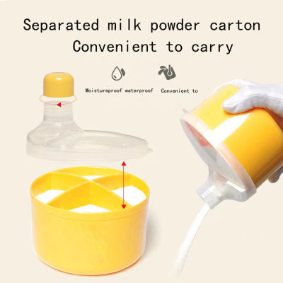 Caja de leche en polvo portátil para bebé fuera del cinturón de caja de leche en polvo de gran capacidad