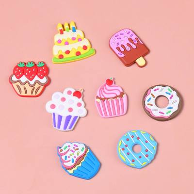 Creative cake refrigerator magnet 3D three-dimensional magnetic sticker magnet cartoon decoration magnetic sticker home
