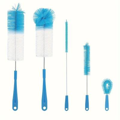 5-piece set cup brush 304 stainless steel bottle brush household multi-function cleaning brush